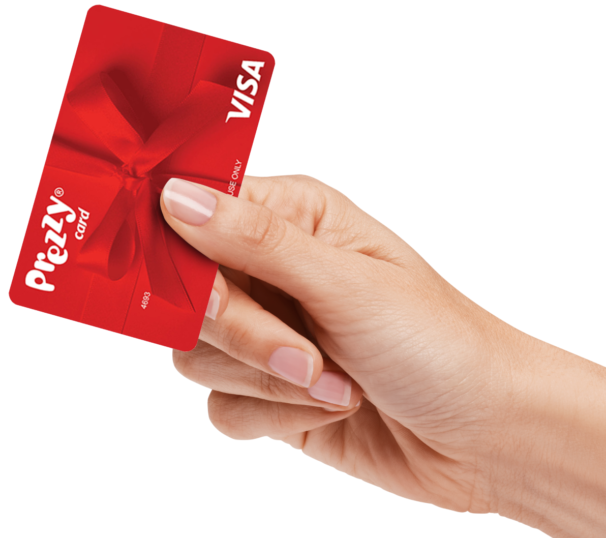 Hands with Prezzy Card